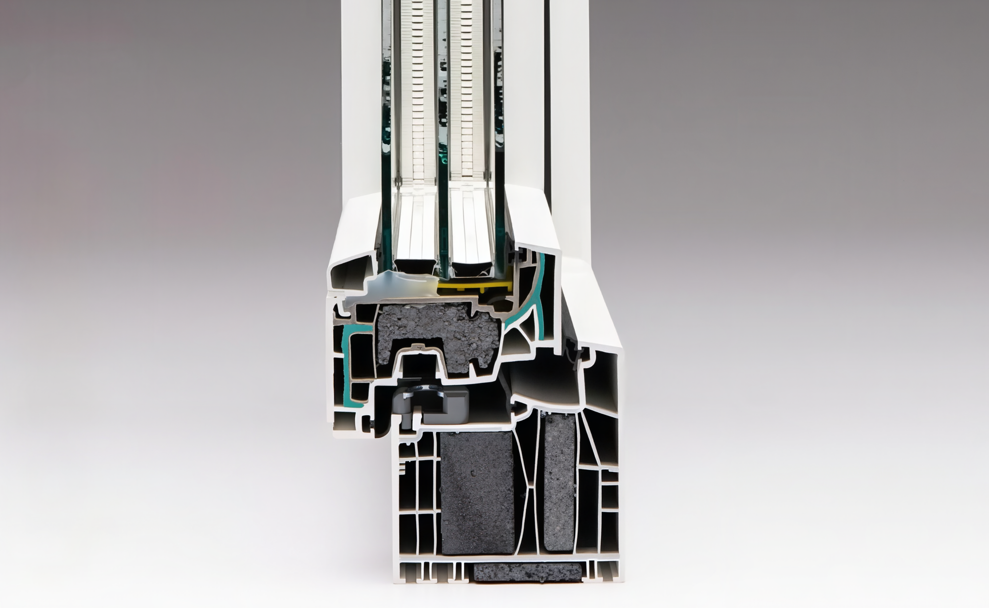 Defender 88PH+ window system cross-section showing advanced thermal performance and Passive House certification