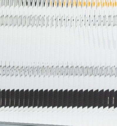 Narrow Reed Vertical decorative glass texture