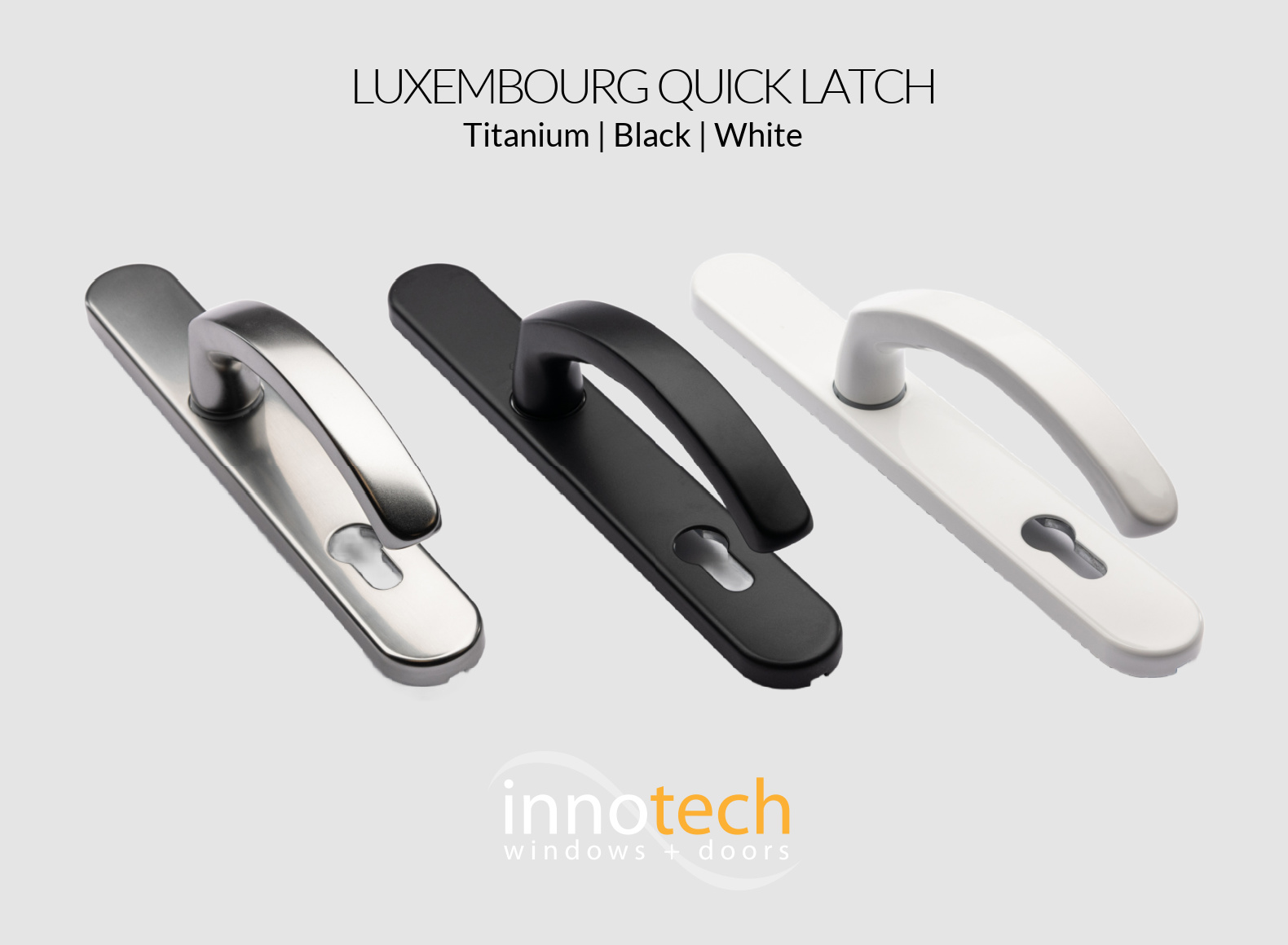Luxembourg Quick Latch entry-door handles